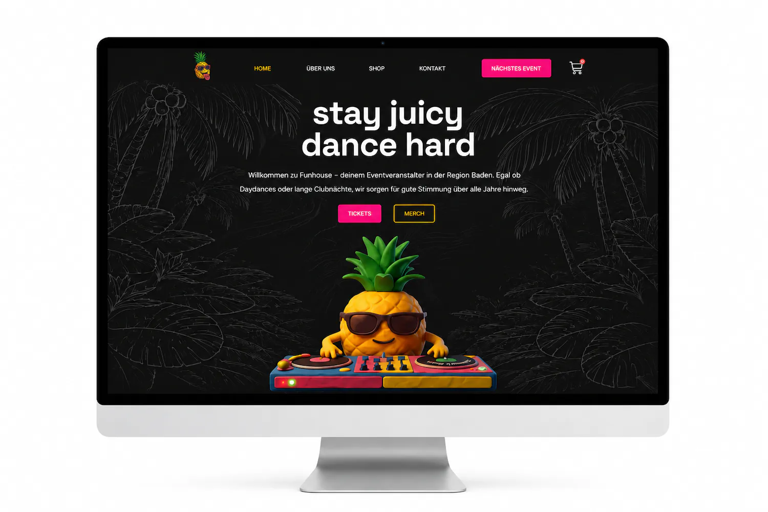 Mockup des Projekts Funhouse54
